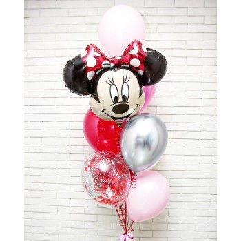 Minnie σετ Μπουκέτο μπαλόνια 
