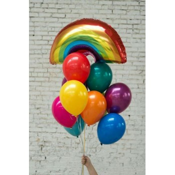 Πολύχρωμα μπαλόνια ουράνιο τόξο!