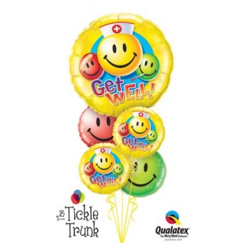 Μπουκέτο μπαλόνια περαστικά Smile