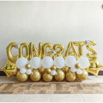 Μπαλόνια φράση Congrats!