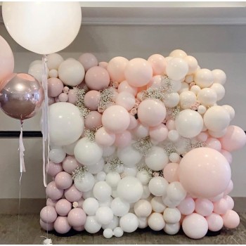 Οργανικός Τοίχος Baby Shower pall rose